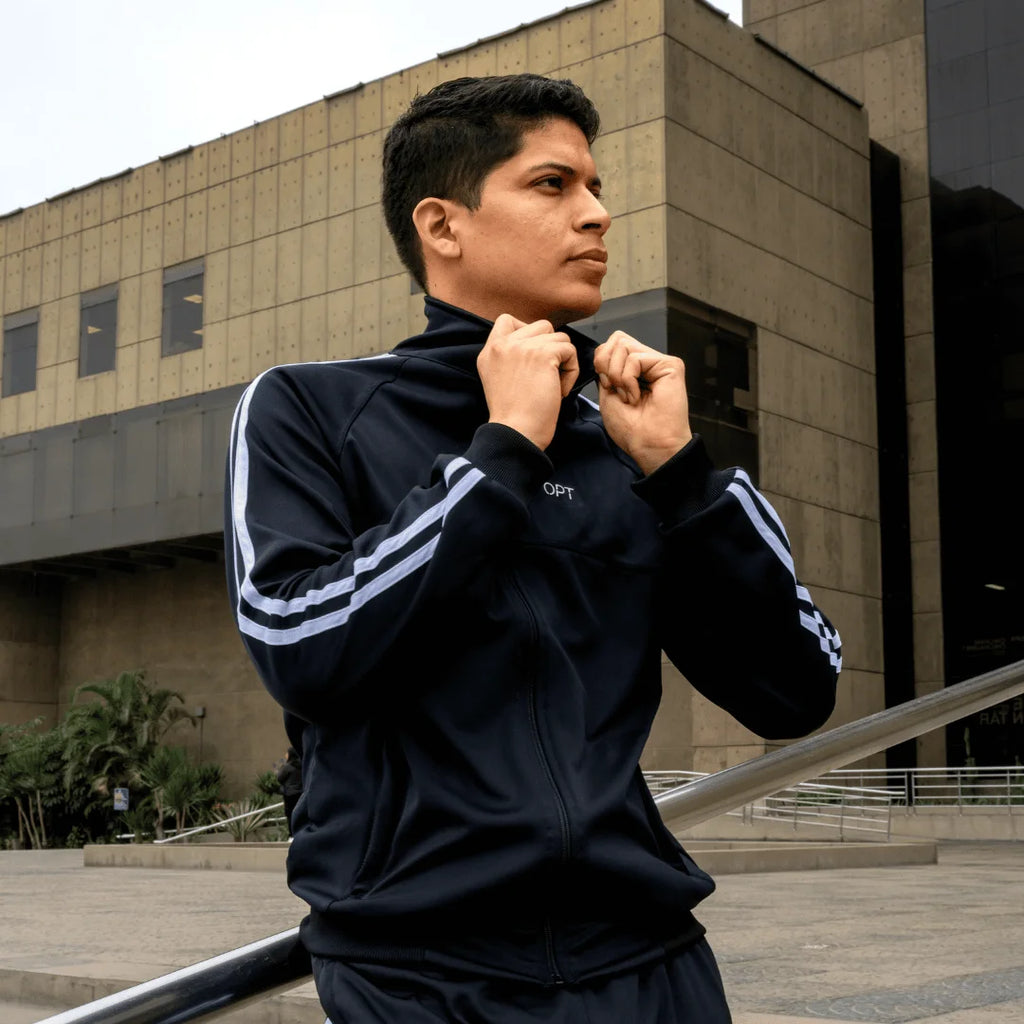 Buzo Conjunto Hombre Deportivo Opttimu OD89 Negro – OPT