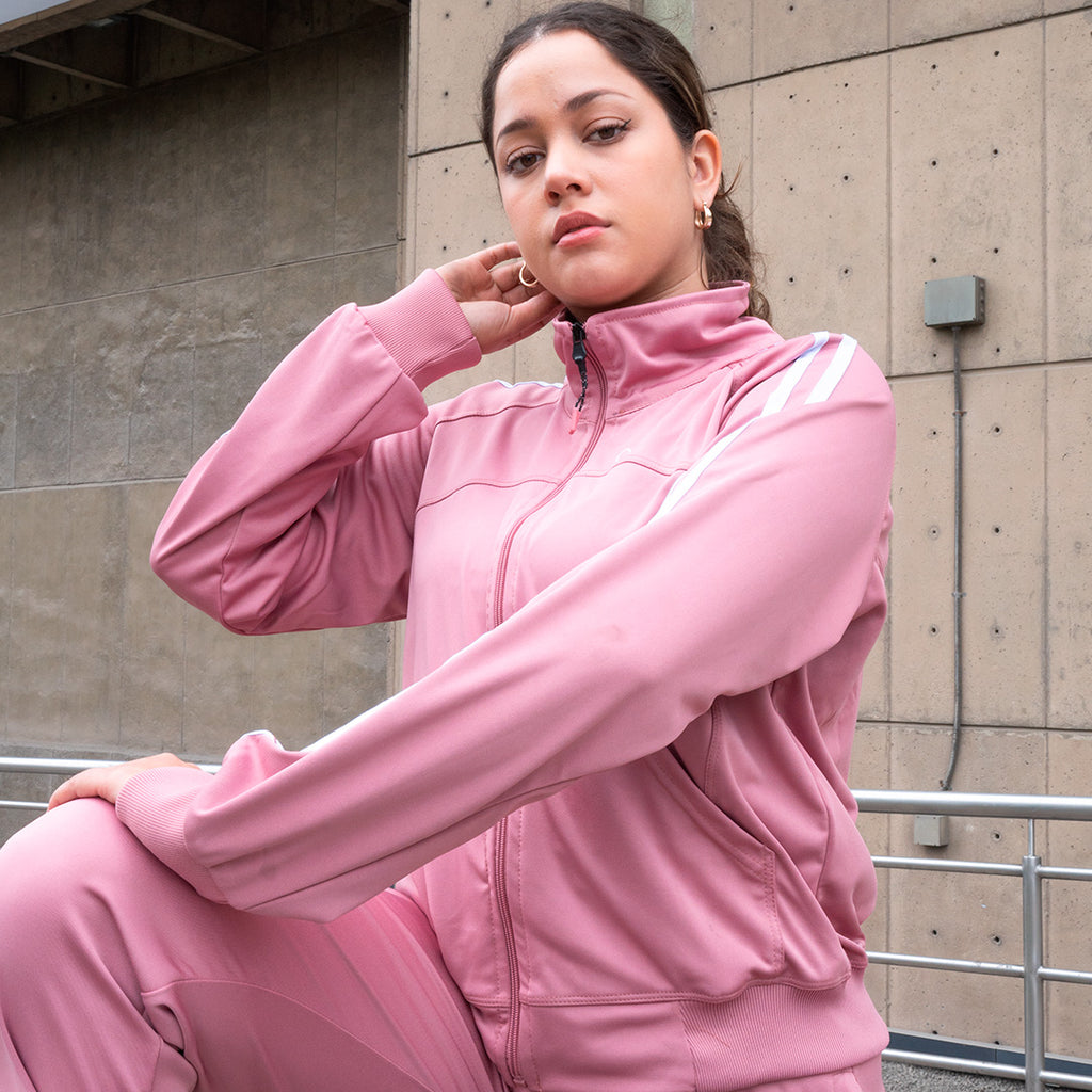 Buzo Conjunto Mujer Deportivo OPT OD92 Rosa Completo