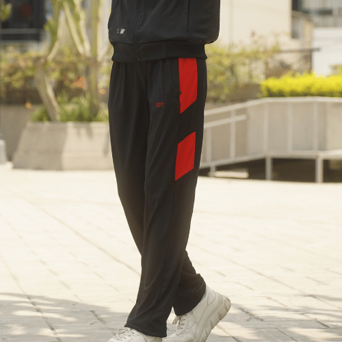 Pantalón Mujer OPT PS21 Negro Rojo